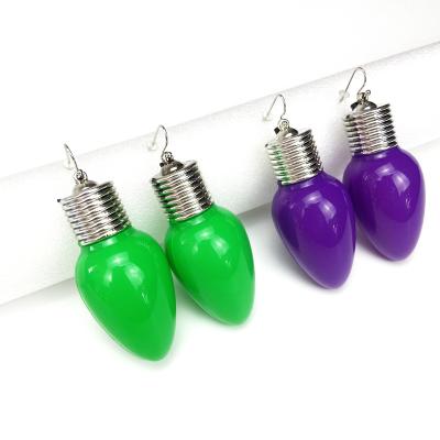 China Mardi Gras Bulb Earrings /Halloween/LED Parties for Christmas Mardi Gras Party Holidays for sale