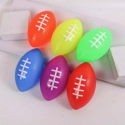 China Sports Party / Kids Toy Rugby TPR Match / Game Light LED Pets Interactive Toy Nibble 6