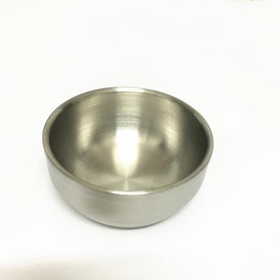 China Shaving soap bowl 18/8 stainless steel men's shaving soap bowl for wholesale for sale