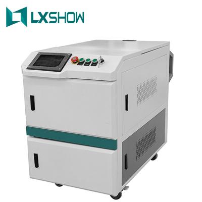 China High Quality Stainless Steel 100W 200W Fiber Laser Cleaning Machine For Coating Materials Oil Stain Rust Paints Removal Laser Cleaner for sale