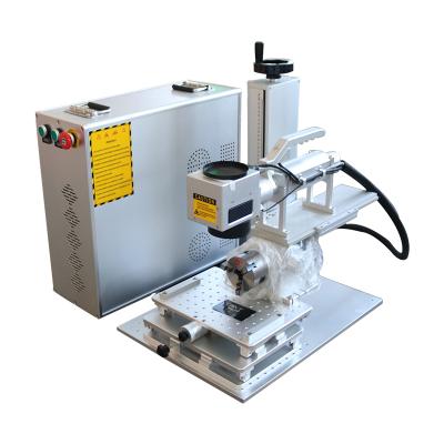 China Laser Marking Desktop Jewelry Making Machinery Gold Chain Making Machine / 20w 50w Fiber Laser Marking Machine for sale