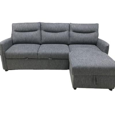 China Soft and comfortable cheap indoor sofa loveseat sofas foldable dark gray velvet sofa bed for sale