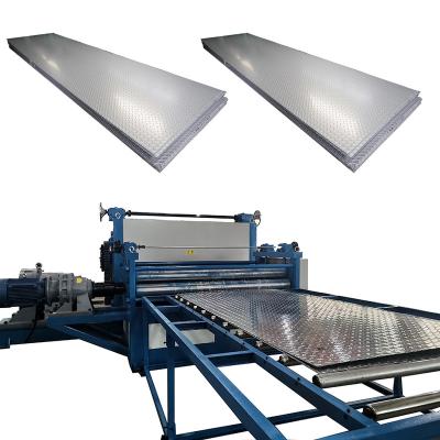 China Industrial Profile Embossed Aluminum And Stainless Metal Sheets Machine Automatic for sale