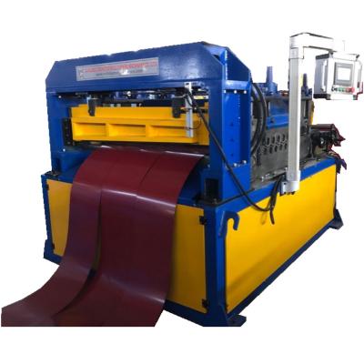 China Construction worksÂ   Automatic Metal Coil Slitting Line Single Slitting And Length Cutting Machine for sale