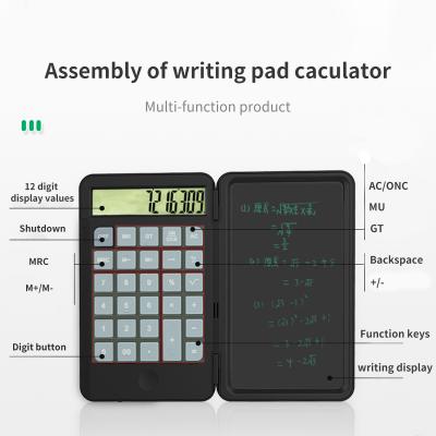 China Fancy Eco-friendly Electronic Engineering Diary Financial Desktop Calculator 6.5 Inch Children LCD Display Drawing E Writing Graphic Tablet Notepad for sale