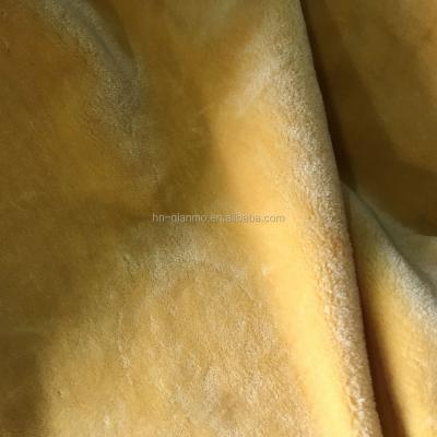 China Auto Upholstery Home Textile Polyester Plush Fabric , Knitted Fleece Fabric for sale