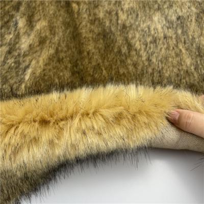 China Wholesale Custom Made Luxury Soft Faux Fur Fabric Long Pile Faux Fur Artificial Fur for sale