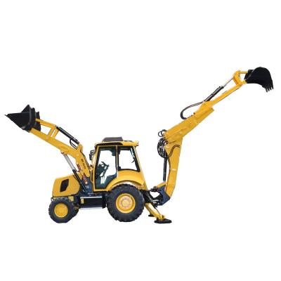 China Good quality backhoe loader backhoe price bucket teeth loader bottom plunger equipped on wz30-25 backhoe loader for sale