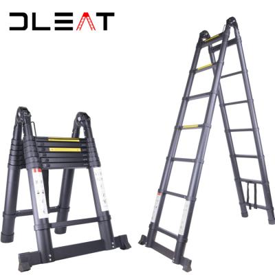 China Folding Ladders Popular Design Extension Ladder Lightweight Aluminum Ladder Black 6m Ladder And Ladder Machine for sale