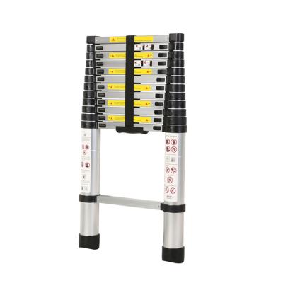 China Aluminum Telescopic Folding Ladders 3.8M/12.5FT Ladder Manufacturer for sale