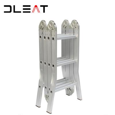 China Folding Ladders China Manufacturer Multifunctional Aluminum Alloy Transformer Ladder With Work Platform for sale