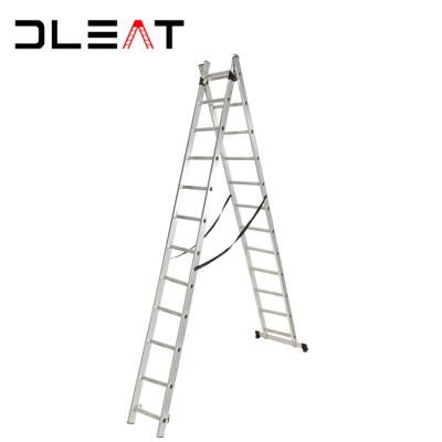 China Folding Ladders 2 Section Extension Ladder 2*12m Fiberglass Step Ladder Extendable Telescopic Ladder Factory Domestic Manufacturer for sale