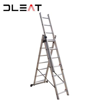 China Folding Ladders One Extension Type Aluminum Folding Step Combination Escalera Ladder for sale