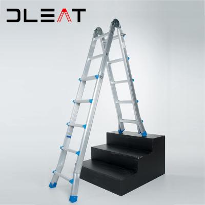 China Custom Folding Ladders Multi Position Hinged Ladder Giant Tactile Ladder Little Giants Ladders With EN131 for sale