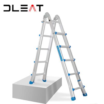 China Hot Sale Multi Functional Retractable Aluminum Giant 4x5 Folding Ladders Small Ladder With EN131 for sale