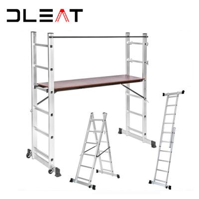 China China Factory Hot Selling Aluminum Combination Ladder Non-slip Folding Scaffolding Ladders Universal Ladder Type for sale