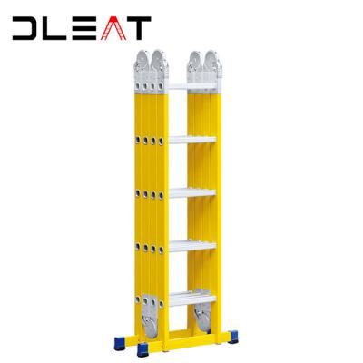 China Hot China Factory Product Folding Ladders Large Hinge Fiberglass Universal Ladder for sale