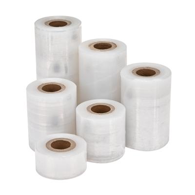 China PE pallet wrap transparent stretch film 500mm stretch film soft film fresh material protective moisture-proof plastic packaging for sale