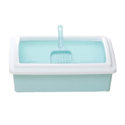 China Cat Litter Scoop Cat Toilet free rectangular open cheap wholesale viable Cat Litter Box for sale