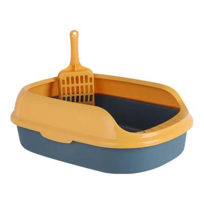 China Factory Wholesale Viable Cat Toilet Home Style Series Cheap To Send Cat Litter Box Shovel Cat Litter for sale