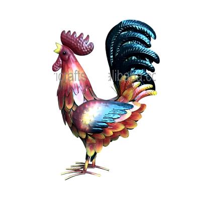 China USA metal rooster garden decoration for sale