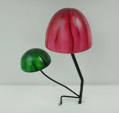 China Folk Art Metal Mushroom Garden Decoration for sale