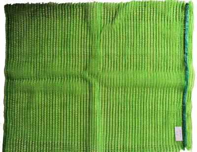 China Agriculture 40kg green raschel mesh bag for packing potatoes for sale