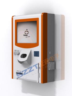 China ZT2830-A00 15, 17, 19 inch Touch Screen Financial Banking Wall Mounted Kiosk with Card Reader & PCI EPP for sale