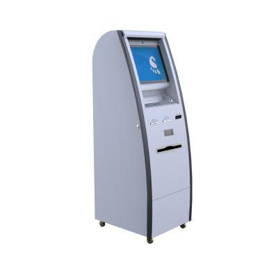 China ZT2881 Custom Information & Internet Lobby Kiosk with Metal Keyboard, A4 Printer for sale