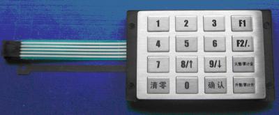 China ZT592F-Edelstahl-Tastatur für Kiosk/Telekommunikations-Untersuchungs-Anschluss zu verkaufen