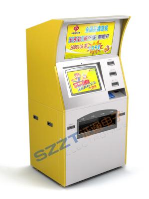 China Custom Kiosks ZT2411 Self - Service Lottery / Gaming Kiosk/ATM with advertisement for sale