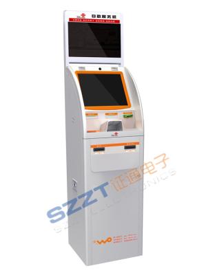 China Multifunktions-Bill Zahlung ZT2081 u. Karten-Verkauf-Kiosk mit Doppelschirm zu verkaufen