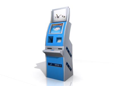 China Self Check In Kiosk Lobby Style Kiosk with Boarding Pass Printing for sale