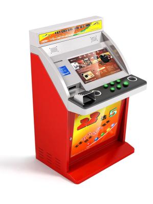 China Self - Service Lottery Custom Kiosks with Credit Card / Cash / Coin Payment for sale