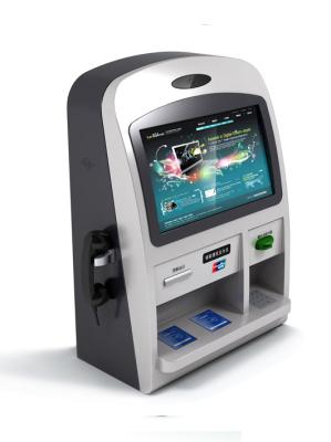 China Customized Retail / Ordering / Payment Wall Mounted Kiosk with Card Reader for Receipt Printing for sale