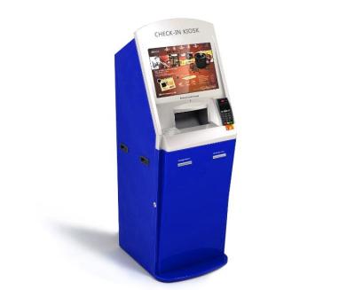 China Blue Card & Cash Bill Payment Kiosk With Cash & Coin Acceptor for sale