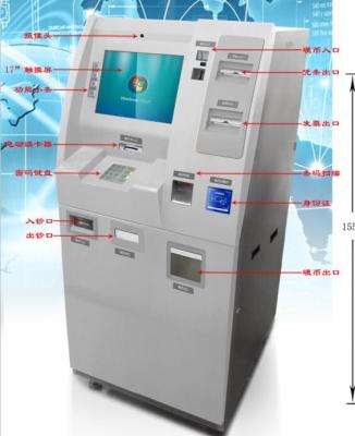 China Automatic Bill Payment Kiosk High Brightness LED Touch Screen For Car Parking Lot for sale