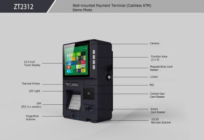 Chine Terminal sans argent de paiement avec le paiement futé Solition de libre service à vendre