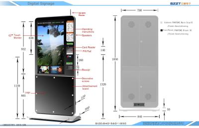 China ZT2970 Digital Signage Te koop