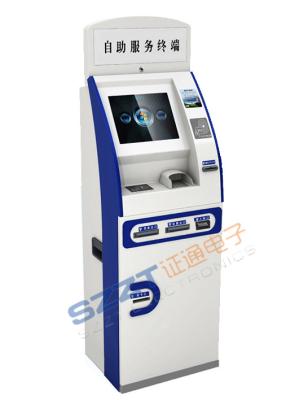 China Ticket Vending Kiosk / Card Dispenser / Card Payment Terminal Kiosk for Lobby ZT2078 for sale