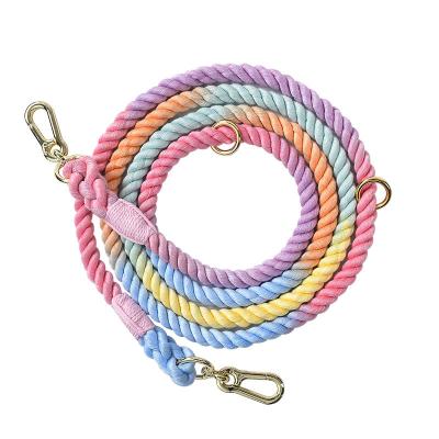 China Custom Absorbent Around Soft Cotton Twine Rope Dogs Lead Rope for sale