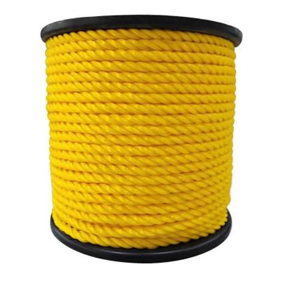 China Outdoor Used 10 Mm Wholesale Color Braided High Tenacity PP Outdoor Rope for sale