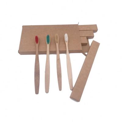 China Factory Wholesale Foldable Hotel Customized Bamboo Toothbrush For Family for sale