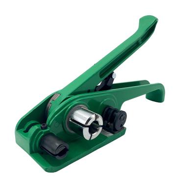 China 200N-2800N Green pET Manual Steel Strapping Tool Bundling Tensioner H19 for sale