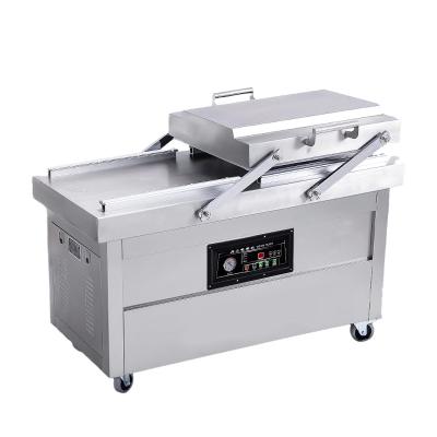 China Sealing Vacuum Packing Machine Flat Plate Double Chamber 500 Type 25kg for sale