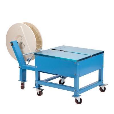 China MH-TDML-01 Semi-Automatic Strapping Machine For Heavy Cargo Packaging Wide Range Of PP Packing Belt Fast Strapping Speed Easy Operation Panel for sale