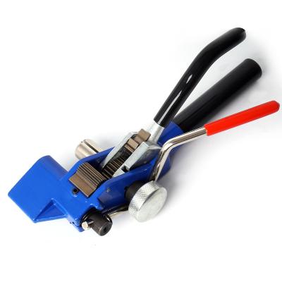 China Stainless Steel Cable Tie Pliers Ratchet Tightener Binding And Wrapping Tape Pliers Metal Cable Tie Tool Pliers for sale