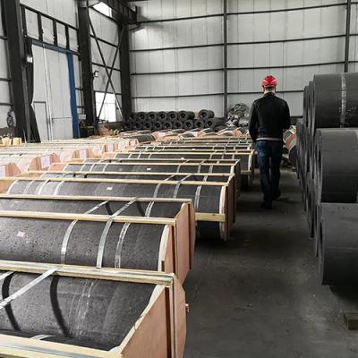 China Graphite Electrode For Electric Arc Furnaces Available In RP 150mm UHP 200mm UHP 250mm And HP 300mm for sale