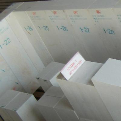 China Heat-Resistant Fused AZS Bricks For Glass Furnace Crowns for sale