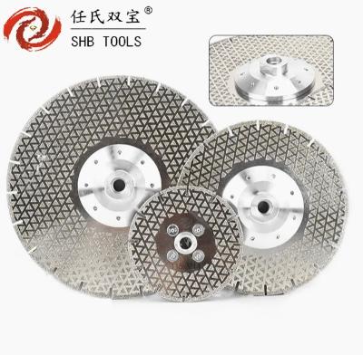 China Electroplated 180MM Diamond Saw Blade Cutting And Grinding For Stone Marble Ceramic Granite Te koop